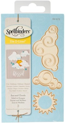 Spellbinders Shapeabilities Die D-Lites Sun & Clouds