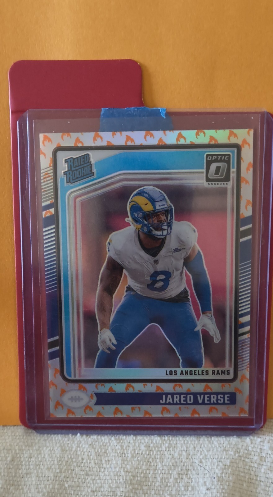 Jared Verse Panini Donruss Optic #242 Fire