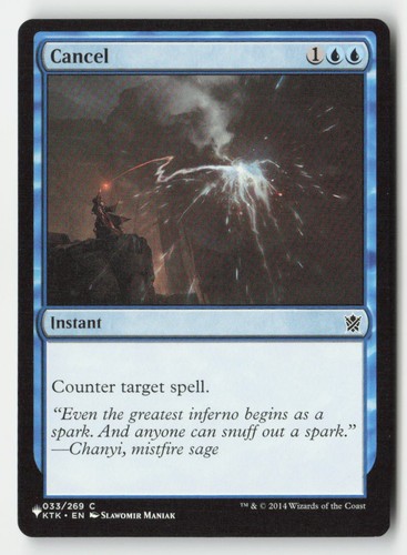 Cancel - Khans of Tarkir (KTK) #33