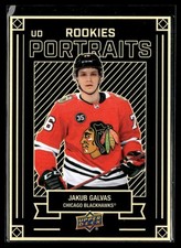 2022-23 Upper Deck UD Portraits Jakub Galvas Chicago Blackhawks #P-69