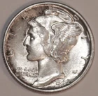1942-P Mercury Dime - BU - #2344C10 - FREE SHIPPING