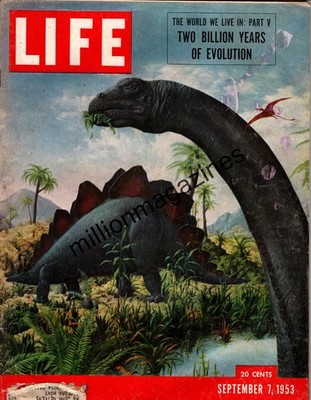 1953 Life September 7 - Dinosaurs; Man who beat diabetes; Iran greets the Shah