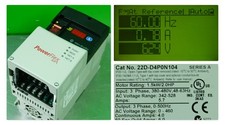 Allen-Bradley 22D-D4P0N104 PowerFlex 40 2HP Drive Tested Good FRN:2.01