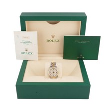 Rolex 68273 Datejust 31 mm Ivory Linen Dial Jubilee Bracelet Box and Papers 1992