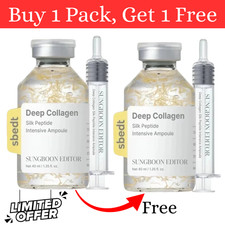  2 Packs SUNGBOON EDITOR Deep Collagen Silk Peptide Intensive Ampoule 30ml New