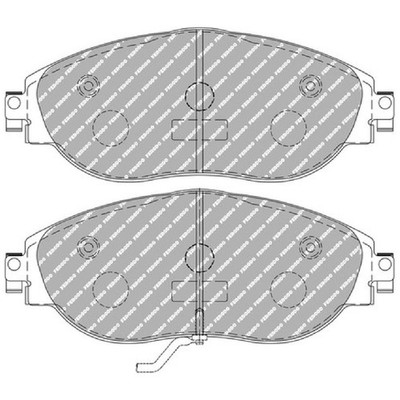 Ferodo Racing Bremsbelagsatz Bremsklötze vorne 25013620