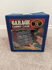 Vintage 1984 Tara Toy Corp 72 Car Hot Wheels Matchbox Garage Carry Case