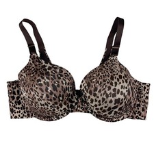 Vanity Fair Bra Beauty Back Smoothing Full Coverage 75345 Leopard Print Size 40C