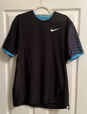 Nike Court Dri-Fit Paris Masters 2008 Federer Rafael Nadal Polo Shirt Medium