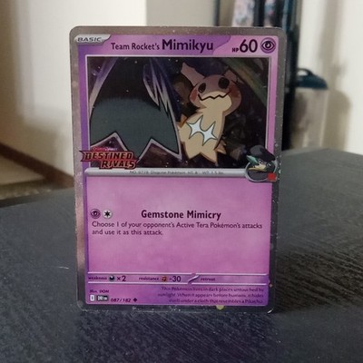 Team Rocket's Mimikyu - 087/182 - Destined Rivals Stamped Promo