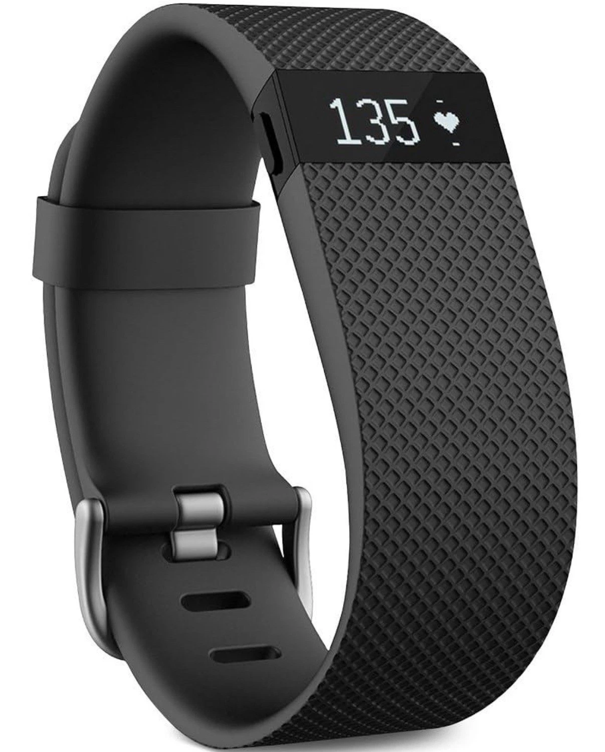Fitbit Charge HR Wireless Heart Rate Activity Sleep Tracker - Black/large