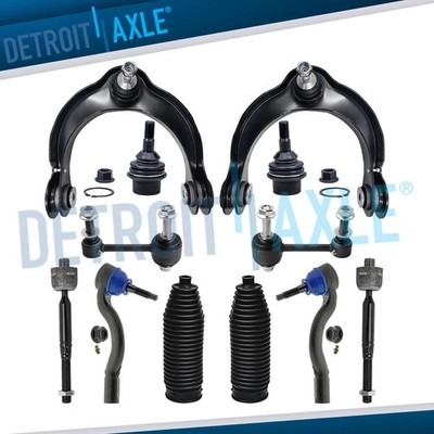 12pc Front Upper Control Arms Tie Rods Kit for 2016-2021 Grand Cherokee Durango