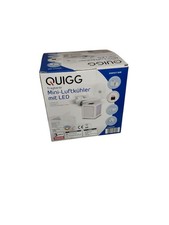 Qiugg Tragbarer Mini-Luftkühler mit LED , 2x Wassertanks ,mini-Ventilator , USB