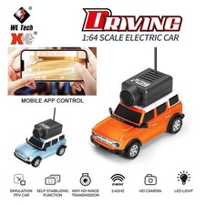 WLtoys 6405 RC 1/64 Mini HD Camera 2.4G 720P FPV Racing Car APP Controler Toys