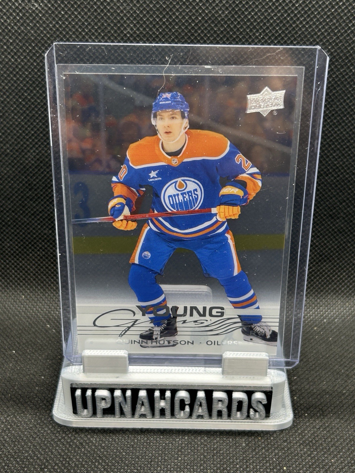 2025-26 Upper Deck Series 1 Young Guns Clear Cut Quinn Hutson #224