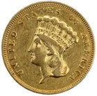 1874-P Three Dollar Gold — photo from another recent sale