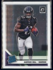 2019 Donruss Optic - Rated Rookie Justice Hill #183 RC