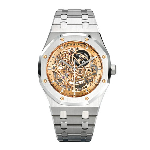 Audemars Piguet Royal Oak Watch 41MM Openworked Index Hour Mar...