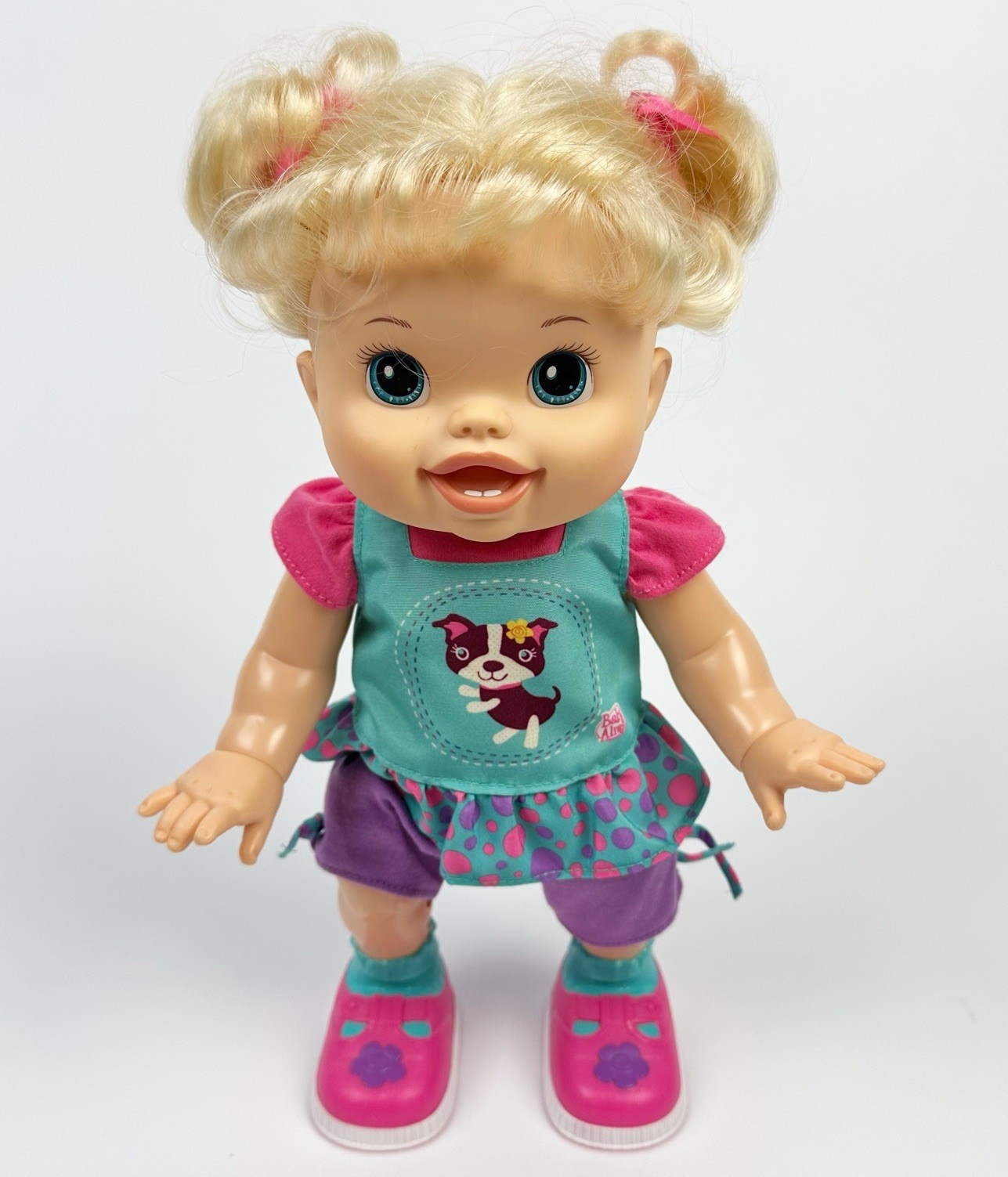 Hasbro Baby Alive 14&rdquo; Baby Wanna Walk Doll TESTED and Work