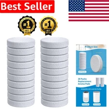 Microfiber Essential Oil Pads - 20 Replacement for LEVOIT LV-H128