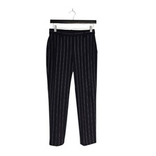 Theory Navy Multi Traceable Stripe Wool Career Work Pants 00 NWT