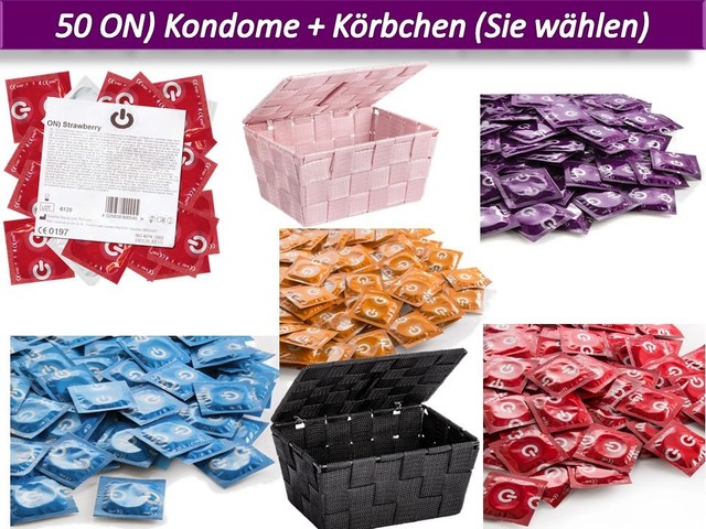 ♥ 50 ON) Kondome Erdbeere/Stimulation / Super Thin / Nature Feeling / XL Condome