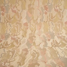 Vintage French tapestry upholstery fabric from Nobilis France in pink, cream