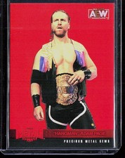 2022 SkyBox Metal Universe AEW #103 Adam Page Precious Metal Gems Red #/100