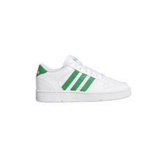 adidas Break Start Lace Up Youth Boys White Sneakers Casual Shoes JI0380
