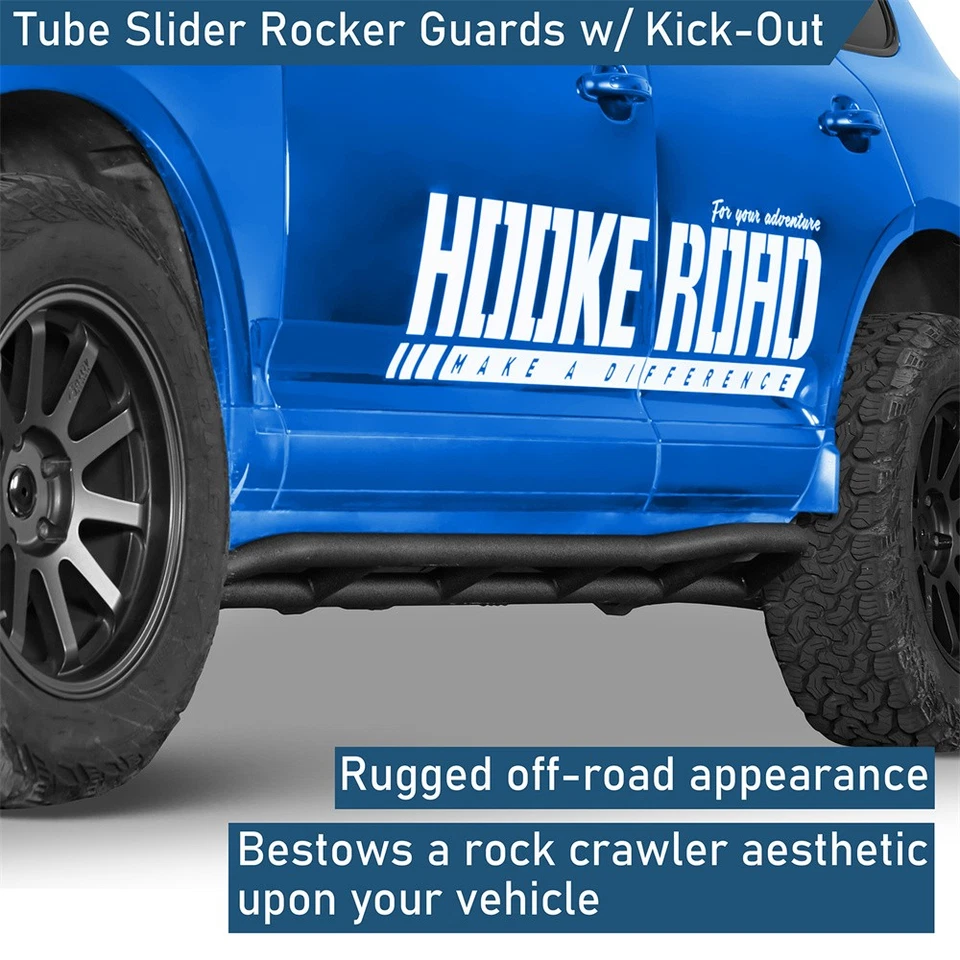 Rock Slider Nerf Bar Step Rail Rocker Guards for 03-10 Porsche Cayenne 955/957 - Image 2 of 4