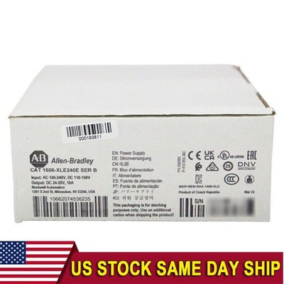 NEW Allen-Bradley 1606-XLE240E DC Power Supply 1606XLE240E Factory Sealed