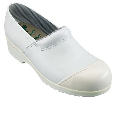 Euro-Dan EuroFlex Safety Clogs 371-01 Closed S2 + SRC White Work Shoe