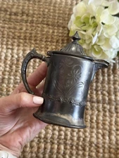 PAIRPOINT MFG. Co. Quadruple Plate. New Bedford, Massachusetts - Antique Creamer