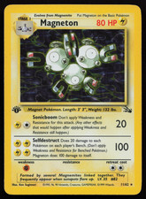 Magneton [1st Edition] #11 Prices | Pokemon Fossil | Pokemon Cards
