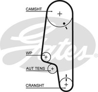 Gates Zahnriemen Powergrip® 5426