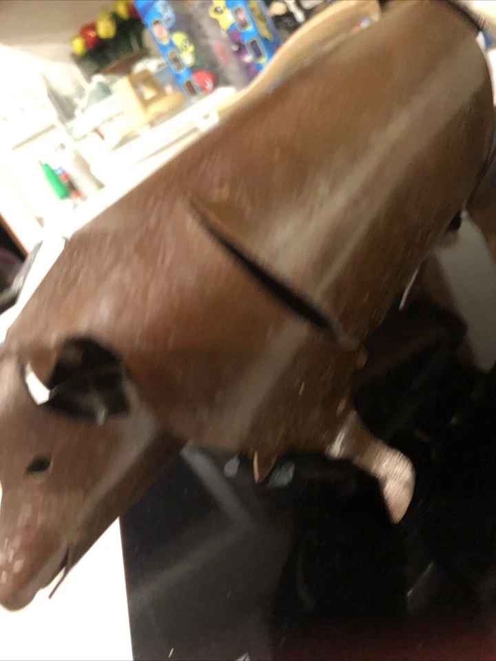 Cerdito de metal vintage Foto 4 de 4