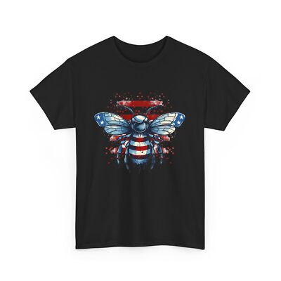 USA Flag Bee Shirt | Save the Bees tee | Honeybee Tee | American Flag Bee Shirt