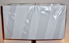 Linen Hardback Rectangle Shape 4 way Reinforced Crome-Finished Spider Lamp Shade