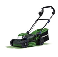Cordless Battery Lawnmower 40V 34cm Powerbase Y0J33440-ZB - Ex Demo Boxed 