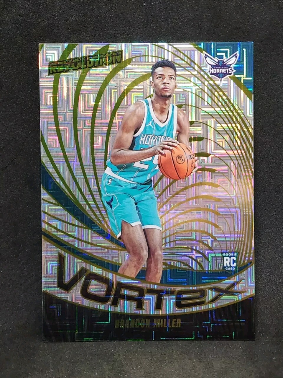 2023-24 Revolution Brandon Miller RC Vortex Levels Parallel Hornets