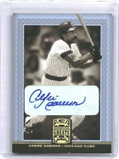 2005 Donruss Greats Gold Holofoil Signatures Andre Dawson #3 Auto HOF Cubs