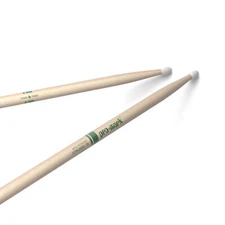 ProMark - TXR2BN - Classic Forward 2B Raw Hickory Drumstick, Oval Nylon Tip