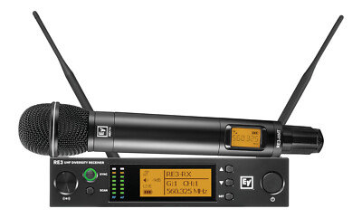 Electro Voice RE3-ND76 UHF Wireless System w/ ND76 Hand Held Microphone 5L Band