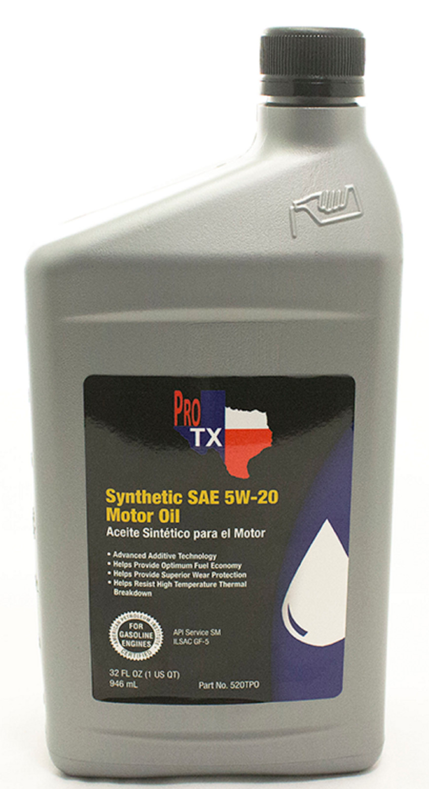 Texas Performance Oil Full Synthetic W/ Advance Additive Technology SAE 5W-20
