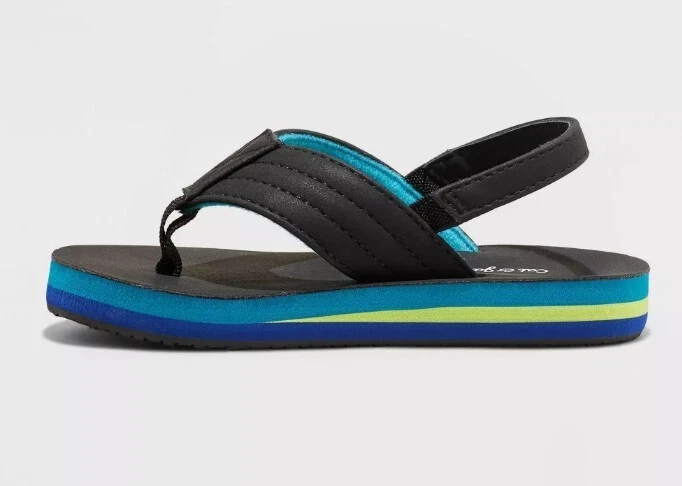 幼儿灰烬懒人鞋凉鞋黑色/麦色 - 猫和杰克 - M 码 (7/8) — 第 2/4 张图片