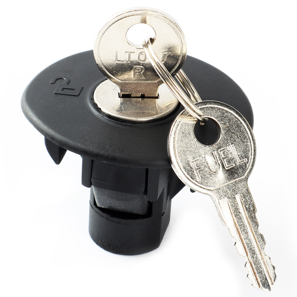 カプカーナ/Capucana（未開封） Locking Gas Fuel Tank Plug Cover Cap with 2 Keys For Ford Lincoln