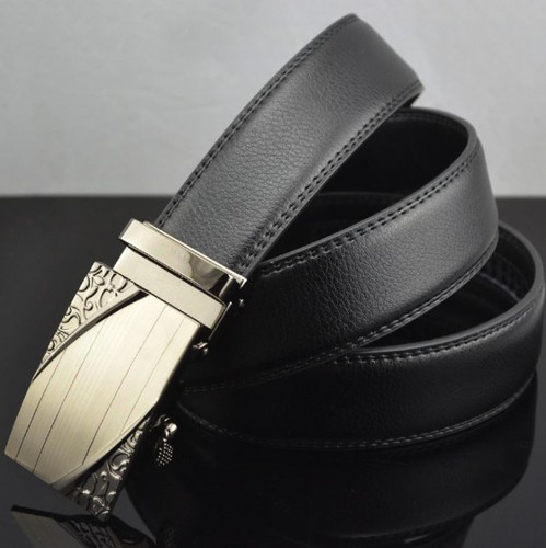 Mens Ratchet Business Belt Leather Adjustable Dress Belts Strap Automatic Buckle - Picture 7 of 35