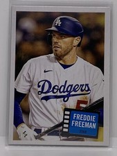 2023 Topps Archives FREDDIE FREEMAN #57HS-12 1957 Hit Stars Los Angeles Dodgers