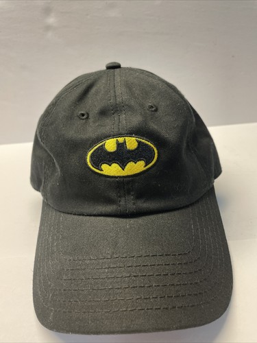 Black Batman Hat With Embroidered 