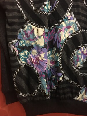 S Unused VINTAGE '80s KOOS VAN DEN AKKER Collage Sweater ORIGINAL